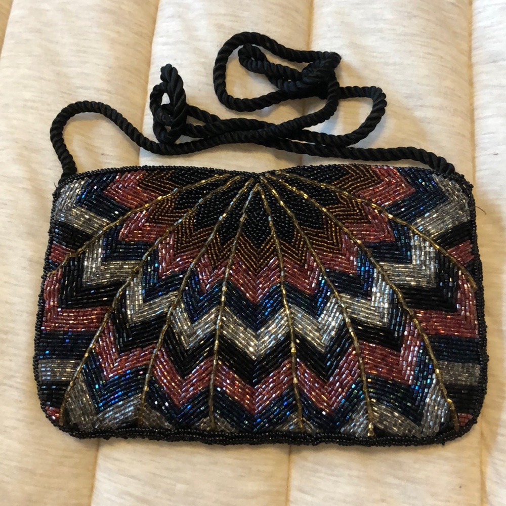 Beaded evening bag